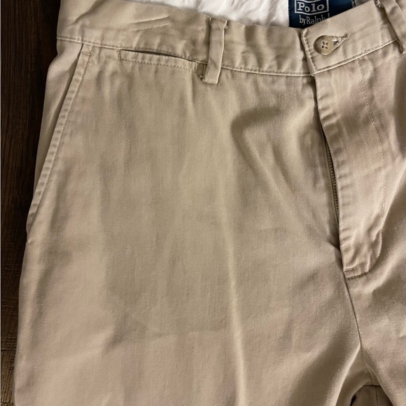 POLO RALPH LAUREN‎ Classic Khaki Chino Flat Front Pants Size 34 - Picture 2 of 6